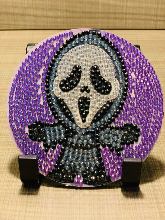 Diamond Painted Scream Coaster