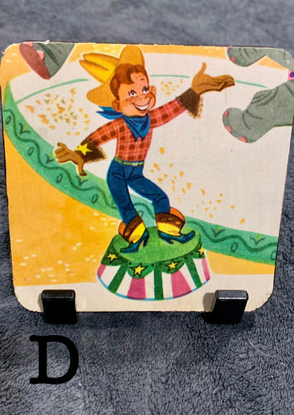 1950 Vintage Coaster Howdy Doody
