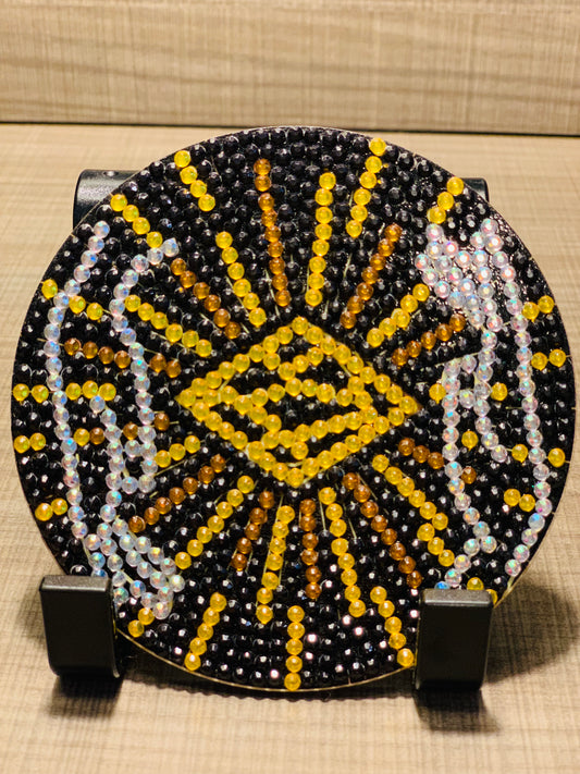 Diamond Painted Tarot Coaster